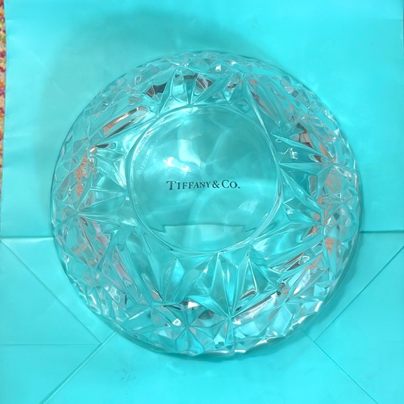 Tiffany & Co. Other - Tiffany & Co. Glass Crystal Cut Bowl EUC